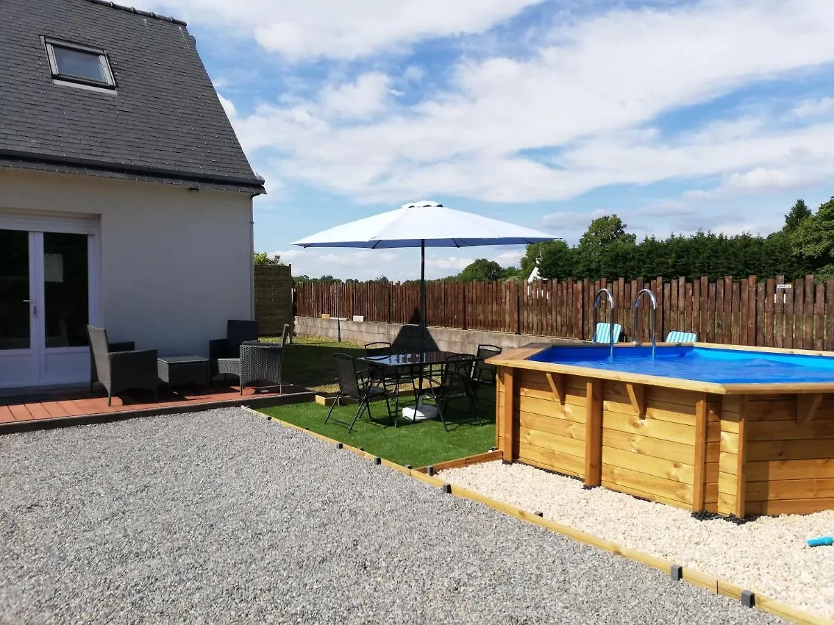 Agréable maison neuve, 5 personnes, piscine hors-sol privée du 15 juin à mi-septembre Moëlan-sur-Mer Сasa de vacaciones